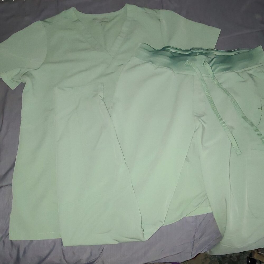 Mandala mint green scrubs